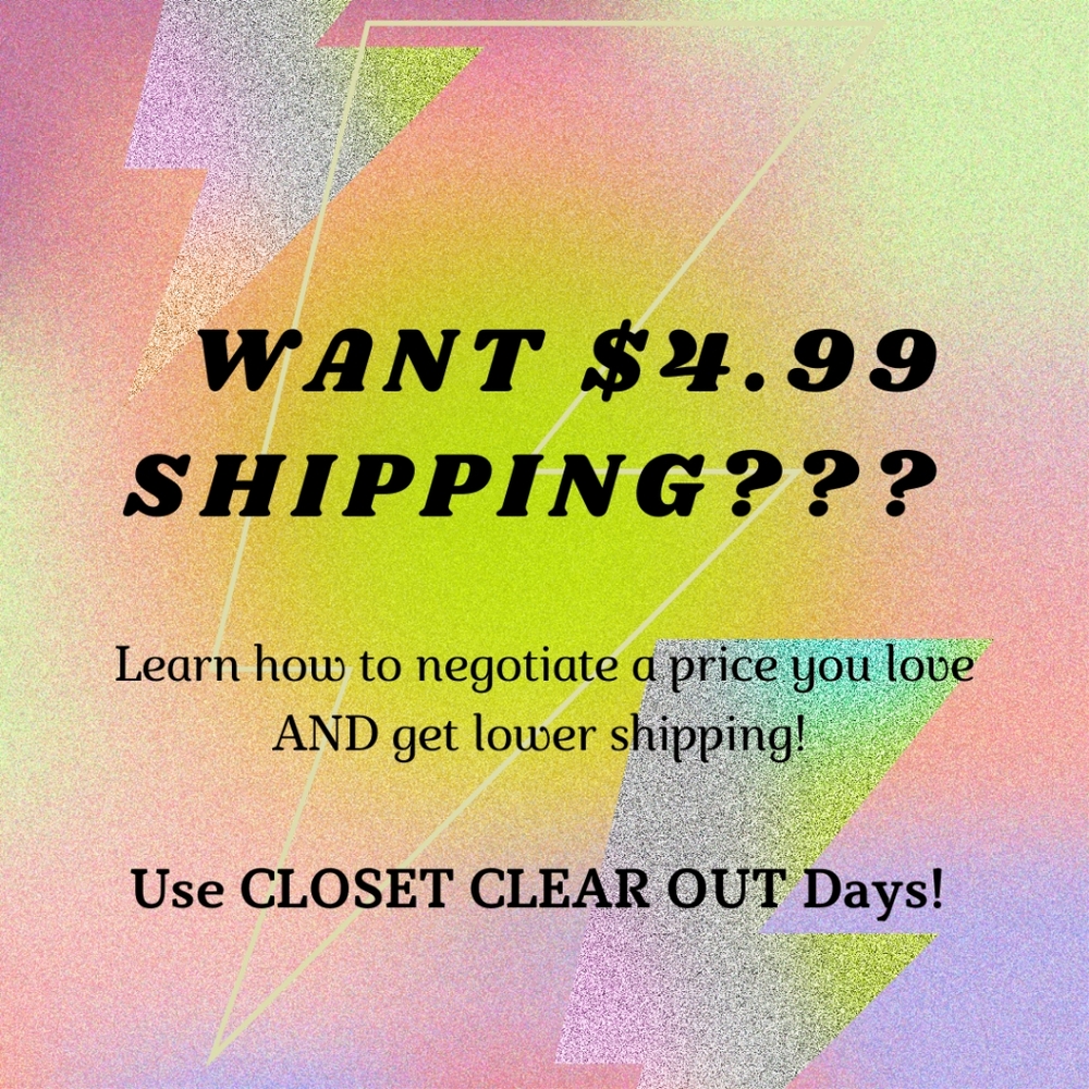 $4.99 shipping 2-3 days a week!